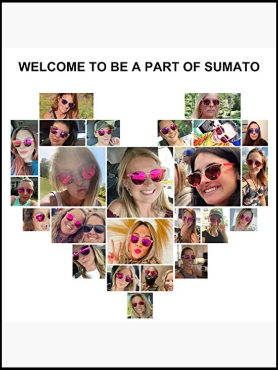 Cat Eye Sunglasses with Mirrored Lenses UV400 Protection main image 3